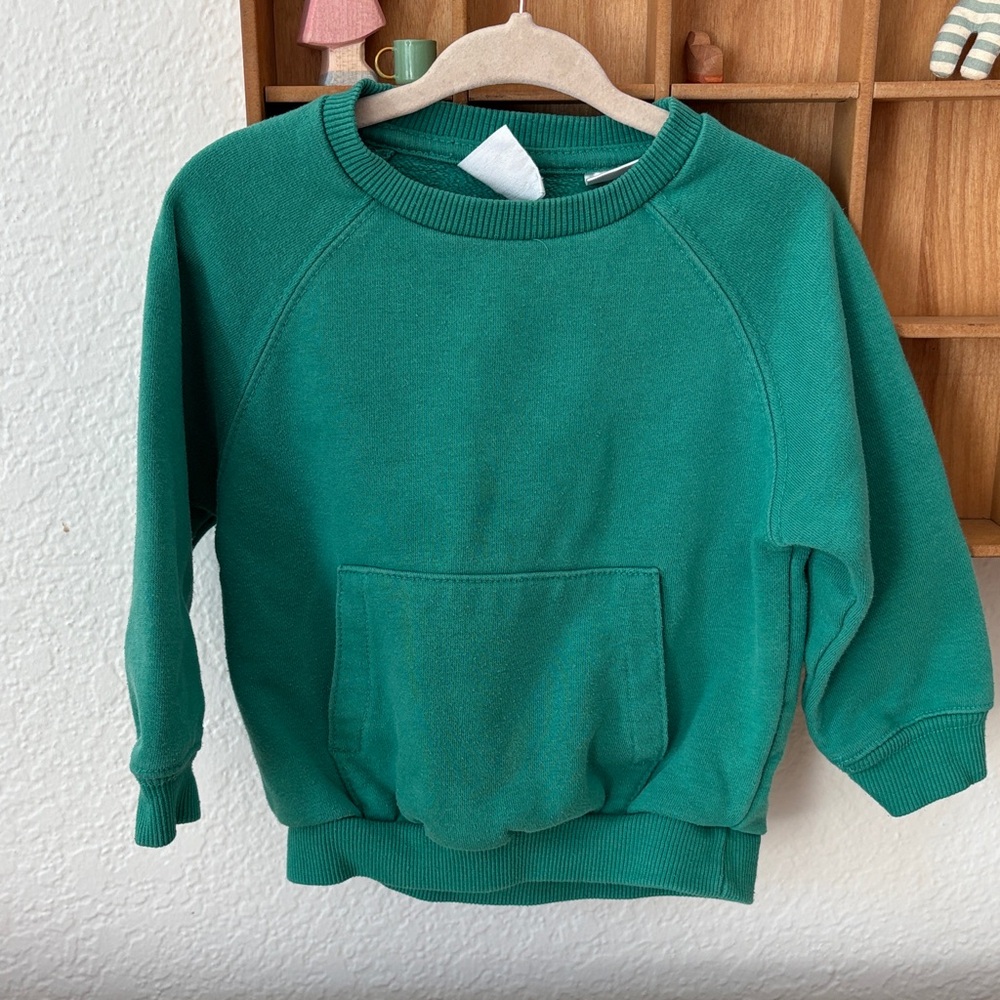 Zara Baby Plus Sweater Crewneck Top with front pocket